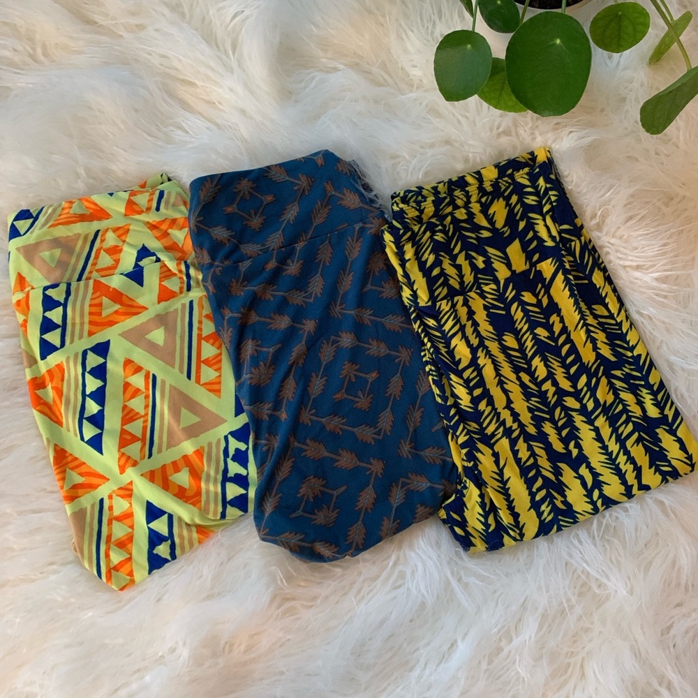 BUNDLE 🌟 3 BRAND NEW OS LULAROE LEGGINGS